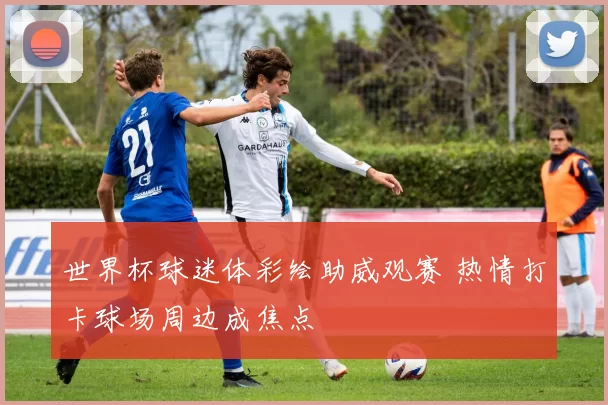 世界杯球迷体彩绘助威观赛 热情打卡球场周边成焦点