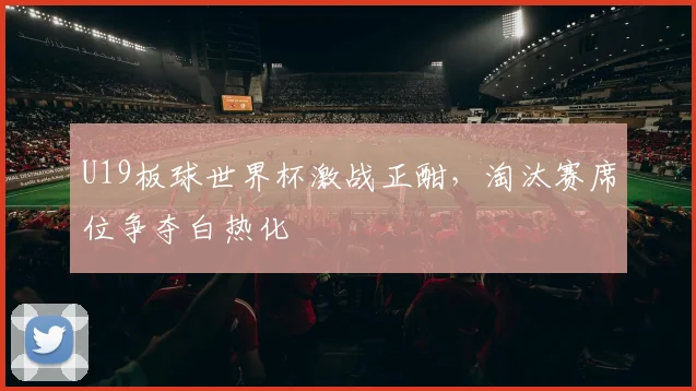 U19板球世界杯激战正酣，淘汰赛席位争夺白热化